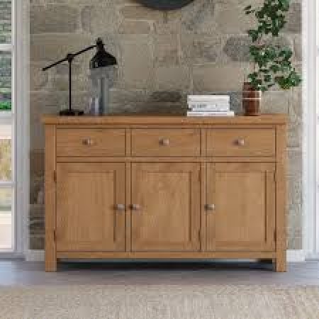 PPS Oak : Tủ Bếp Gỗ Sồi 3 Cánh + 3 Ngăn Kéo